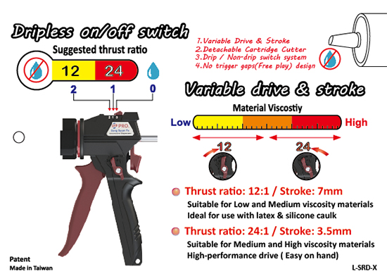 SSF-SRD-S12X | 310ML | 12:1&24:1 thrust ratio